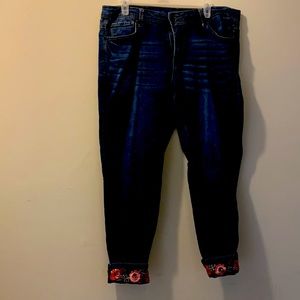 Embroidered Jeans